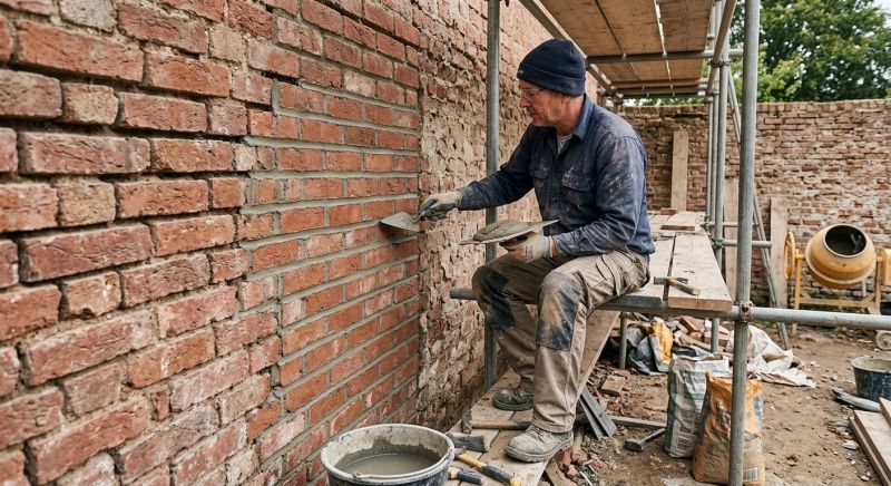Our team working on Masonry Service projects in Macon, GA