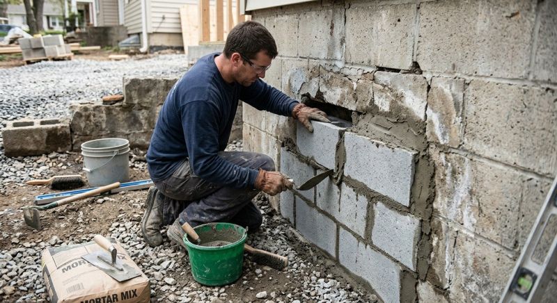 Block Wall Repair in Forsyth, GA
