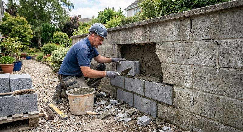 Block Wall Repair in Wilkinson County, GA