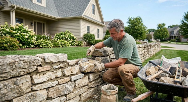 Brick Fence Repair in Macon, GA