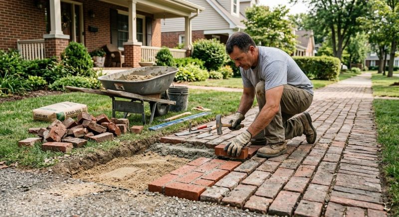 Brick Flatwork Repair in Forsyth, GA