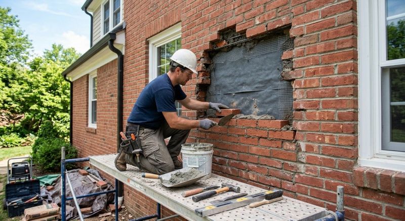 Brick Flatwork Repair in Houston County, GA