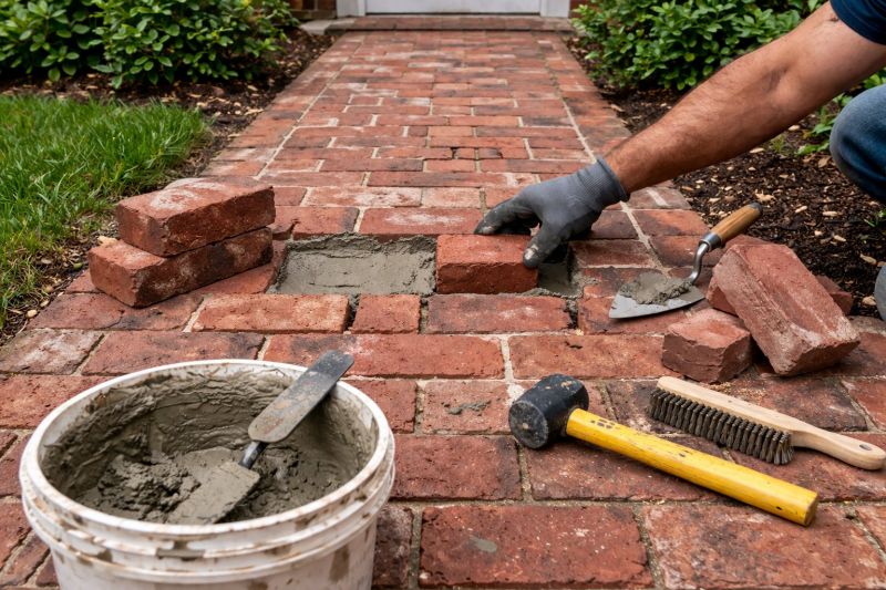 Brick Pathway Repair in Macon, GA