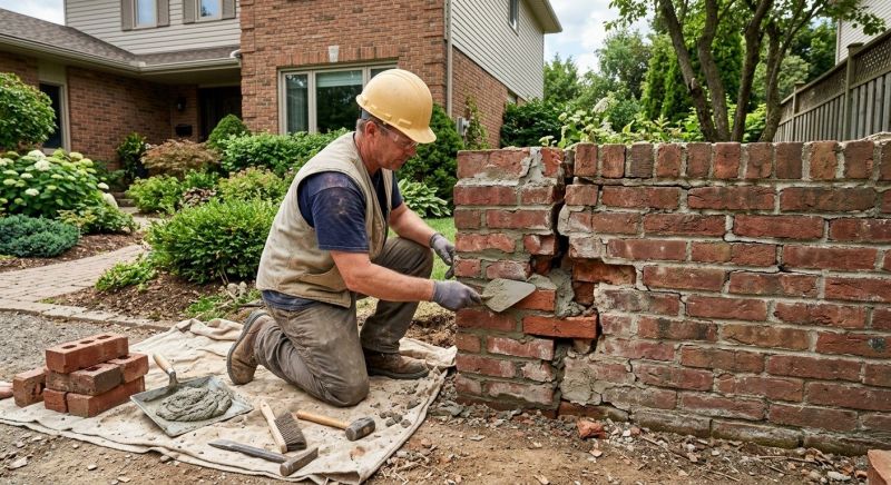 Brick Wall Repair in Forsyth, GA