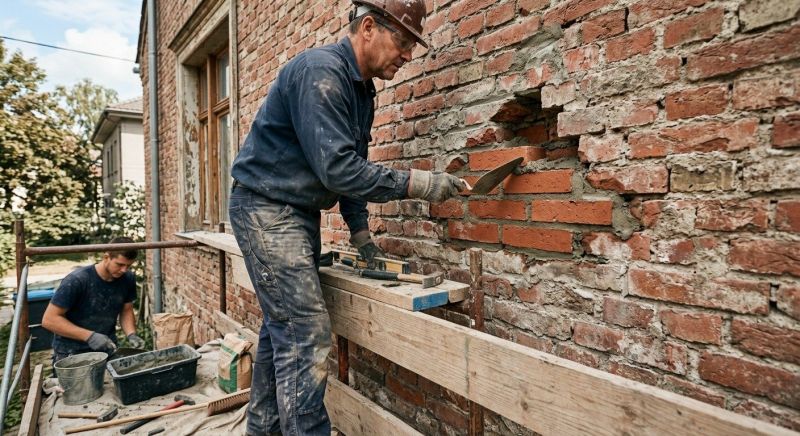 Brick Wall Repair in Warner Robins, GA