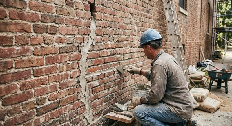 Brick Wall Repair in Wilkinson County, GA