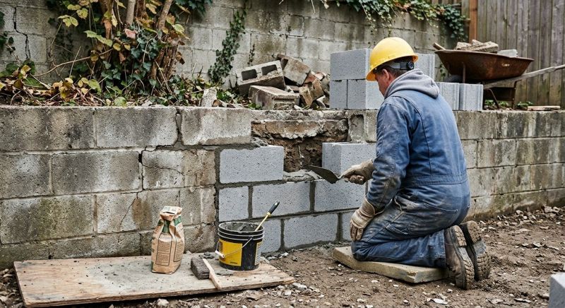 Cinder Block Repair in Macon, GA