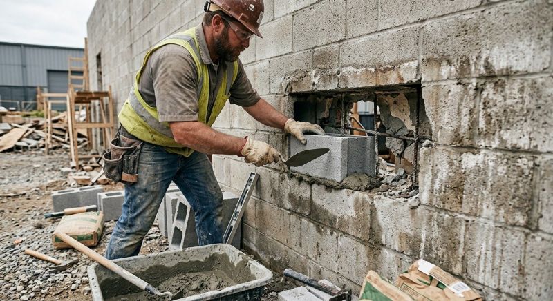 Concrete Block Repair in Warner Robins, GA