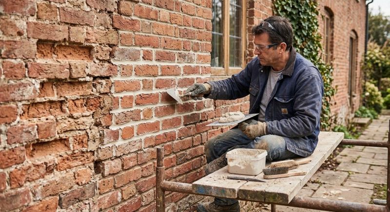 Porch Brick Repair in Macon, GA