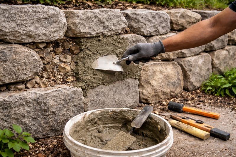 Retaining Wall Repair in Byron, GA