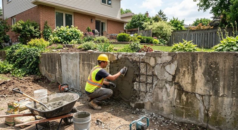 Retaining Wall Repair in Wilkinson County, GA