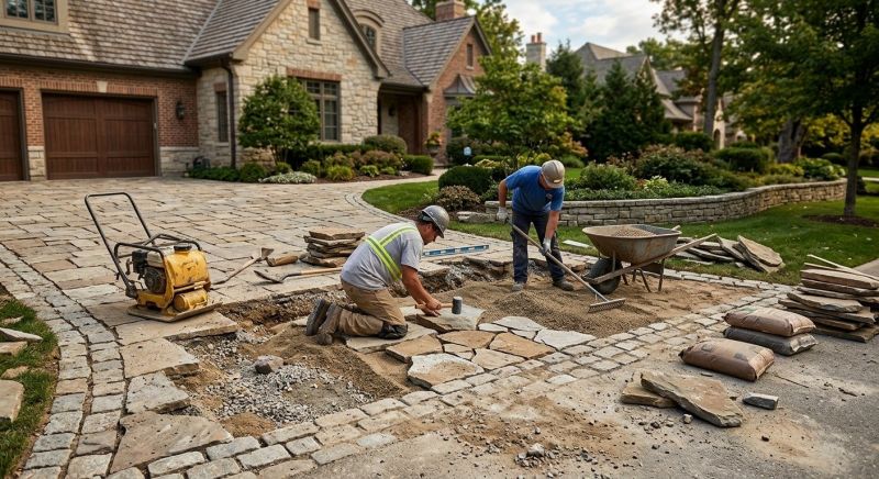Stone Driveway Repair in Macon, GA