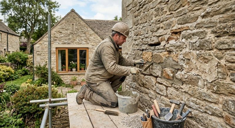 Stone Masonry Repair in Bonaire, GA