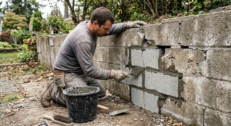 Stone Wall Repair in Fort Valley, GA