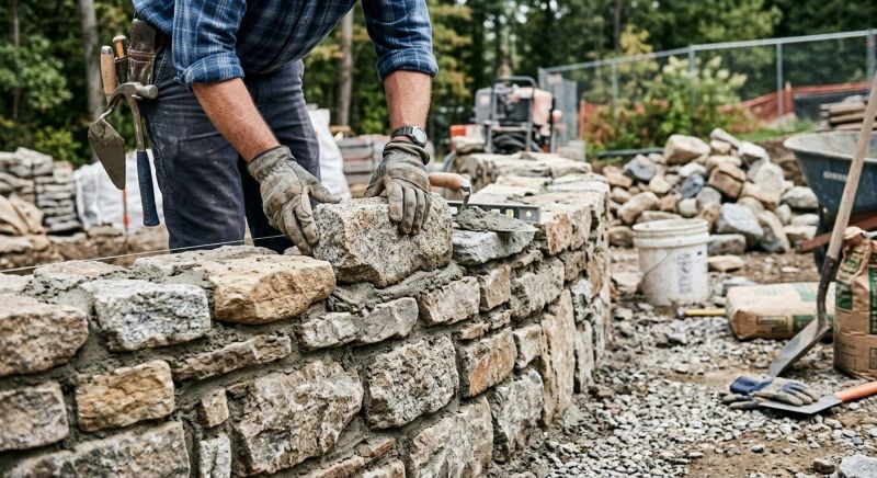 Stonework Installation in Wilkinson County, GA